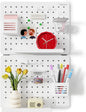 PEGZONE Pegboard Wall Organizer Combination Kit, Overall 25.4"x16.6" Metal by Pegzone