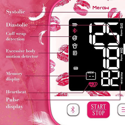 Meraw Blood Pressure Monitor Home Use, Blood Pressure Cuff Digital Arm - Image 4