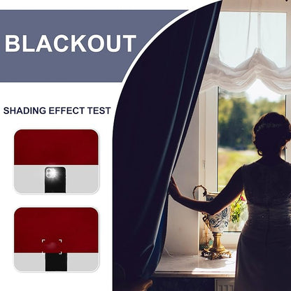 JIUZHEN Short Blackout Curtains - Image 7