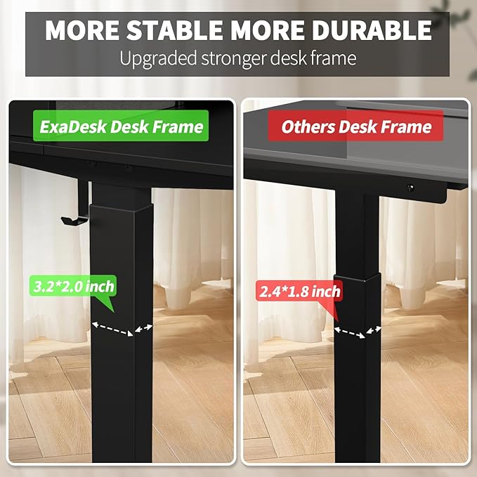 Electric Standing Widened Desk 63 * 30 Inches Adjustable Height - Image 5