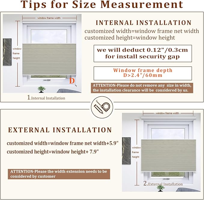 LEXEN Smart Top Down Bottom Up Honeycomb Shades - Image 7