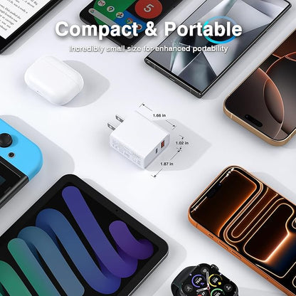 USB C Wall Charging Block, Samsung Galaxy, 20W PD Quick Charge USBC Box Wall - Image 5