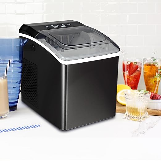 Koolatron Countertop Ice Maker – Nugget Ice Maker Makes 9 Pebble in 6 Mins - Image 2