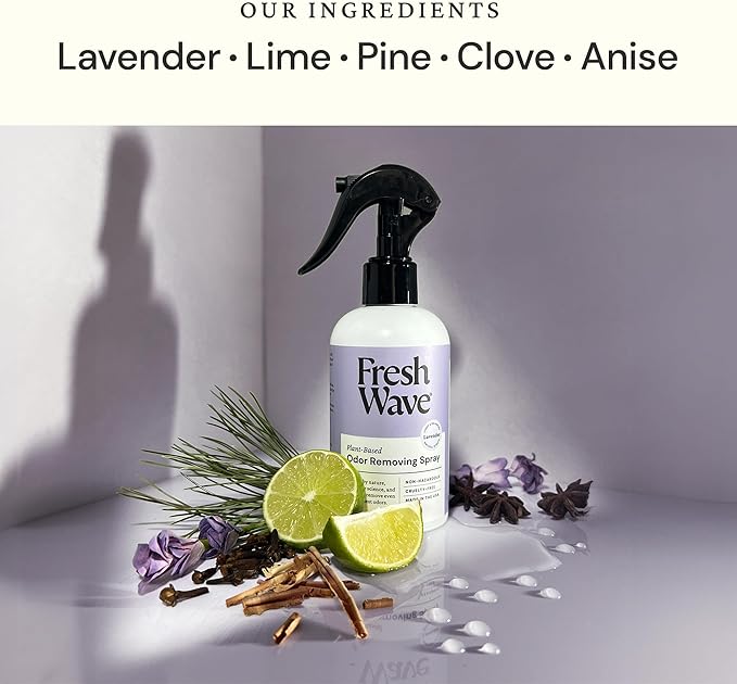 Fresh Wave Lavender Scent Odor Removing Spray, 8 fl. oz. | Pack of 2 | Odor - Image 2
