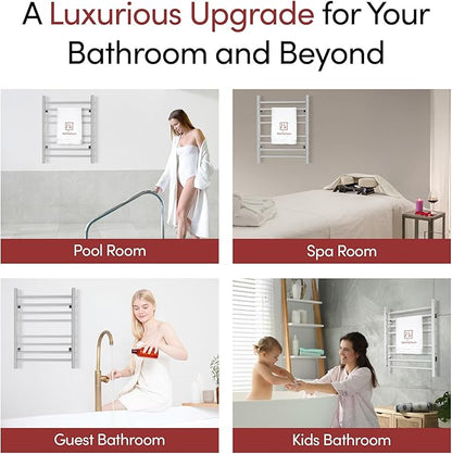 WarmlyYours Heated Towel Rack for Bathroom - Image 8