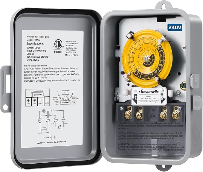 DEWENWILS 24-Hour Mechanical Timer Switch by DEWENWILS