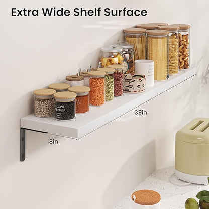 Marsmiles Extra Wide Floating Shelves - Image 3