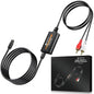 Neoteck 192kHz DAC Converter 7ft/2.1m Optical to RCA Cable SPDIF to RCA Digital by Neoteck