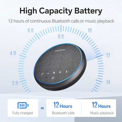 N newline Conference Speaker and Microphone, 2 Mics 360° Voice Pickup, AI Noise - Image 5
