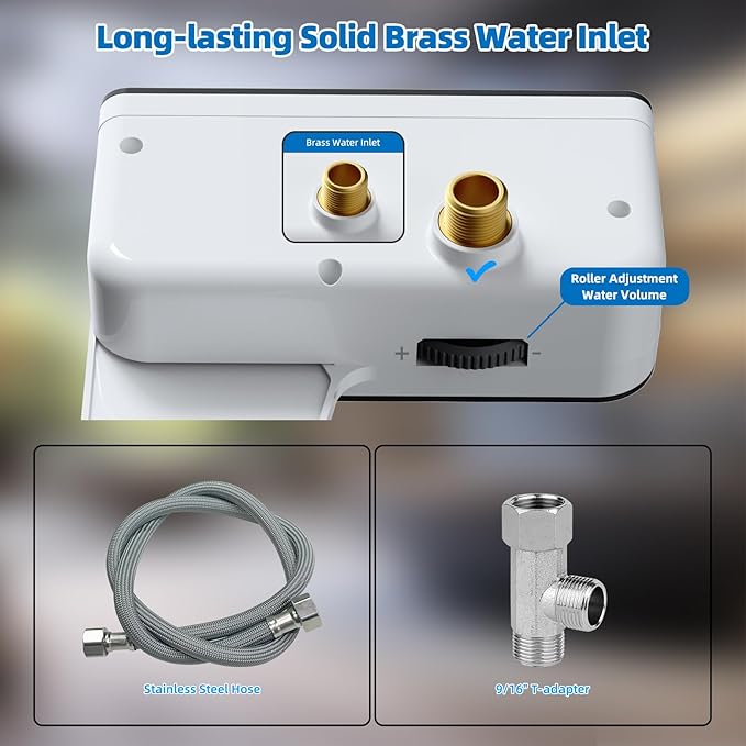 Hibbent Bidet Attachment for Toilet, Non-Electric Dual Nozzle for Frontal & - Image 7