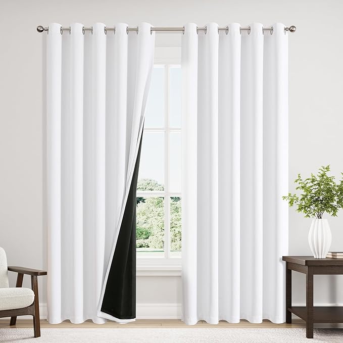 ChrisDowa 100% Blackout Curtains 84 inch Long by ChrisDowa