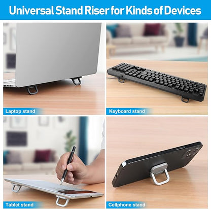 Mini Laptop Stand, Portable Laptop Stand, Foldable & Lightweight Ergonomic Riser - Image 2
