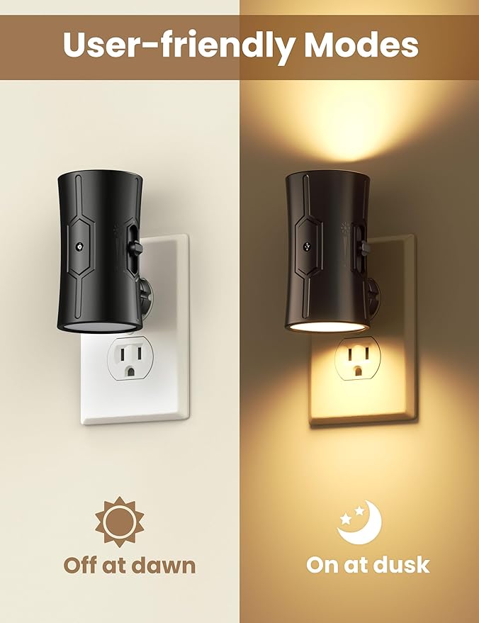 Sujeet LED Night Lights Plug into Wall, Bright Night Light, Dusk to Dawn Sensor - Image 2