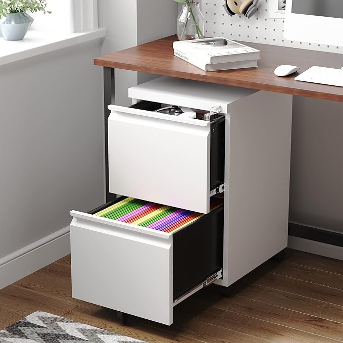 Letaya 2 Drawer Mobile File Cabinet - Image 8
