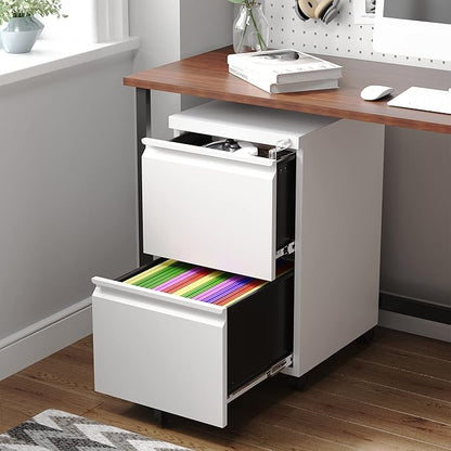 Letaya 2 Drawer Mobile File Cabinet - Image 6