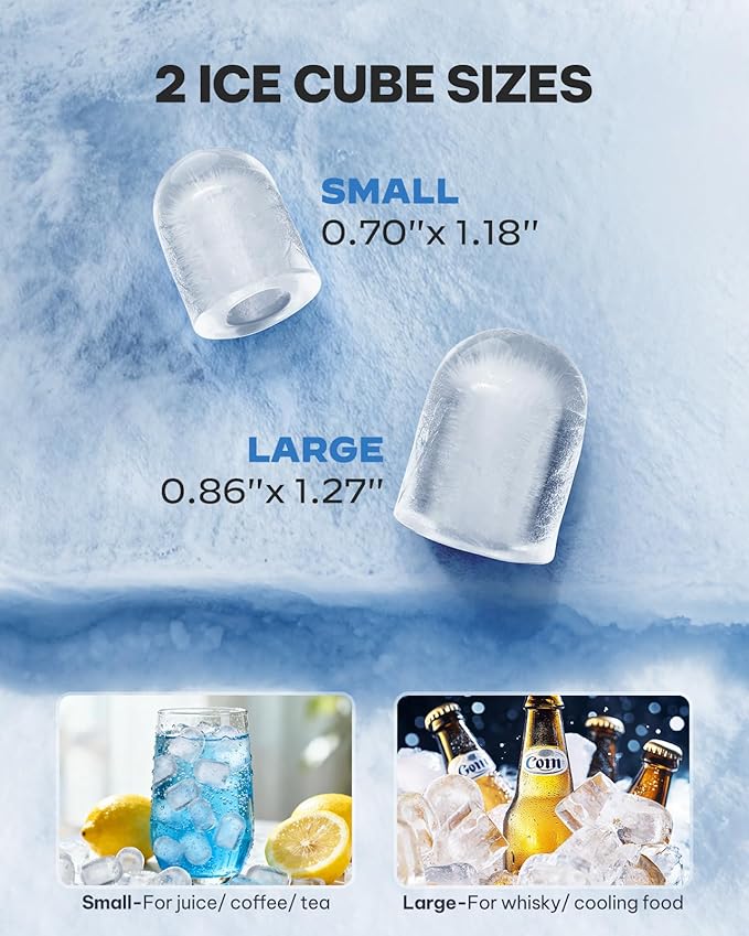 Silonn Ice Maker Countertop, Portable Ice Machine - Image 4
