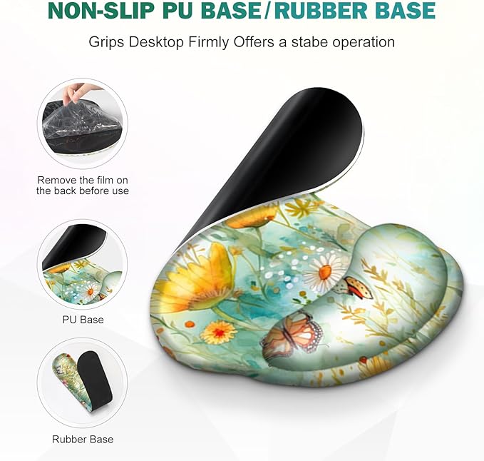 Gaming Mouse Pad, Large Desk Mat, Cute Desk Pad Protector, 4in1 XXL Mousepad + - Image 6