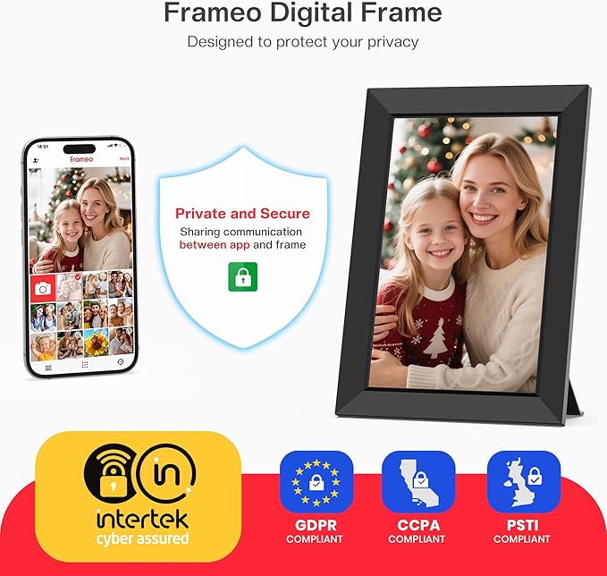 Frameo 10.1 Inch WiFi Digital Picture Frame, Smart Cloud Electronic Photo Frame - Image 5