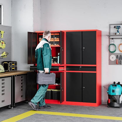 Letaya Metal Garage Storage Cabinet - Image 2
