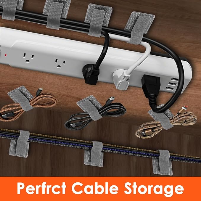 Cable Management Under Desk Cord Organizer, Cable Organizers - Image 2