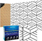 BSHEAD 8 Pack 2-Layer Soundproof Wall Panels, 15.7 x 15.7 x 0.43 in Large Sound by Staytunedforournewproduct