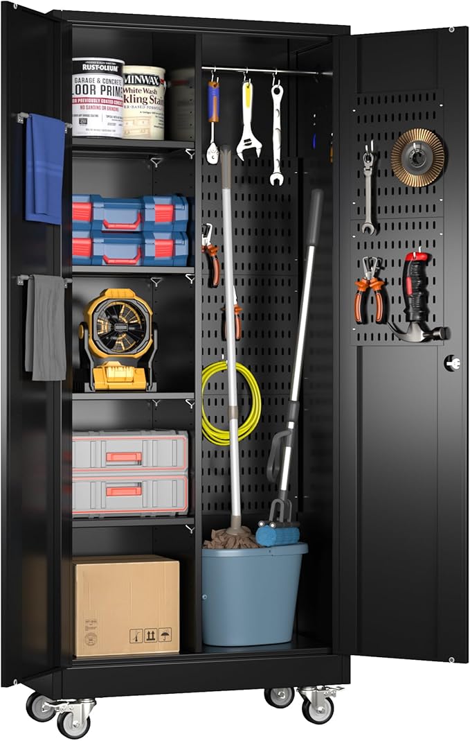SUXXAN Broom Closet Storage Cabinet by SUXXANFurniture