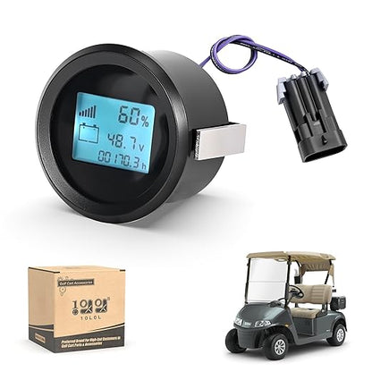 10L0L Golf Cart Battery Monitor Meter by 10L0L
