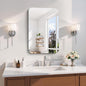 CILIBER Frameless Wall Mirror, HD Shatterproof Vanity Mirror by CILIBER