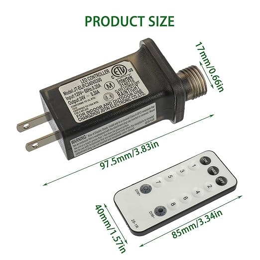 SIGANDG 24V 7.2W 8 Mode LED Controller - Image 2