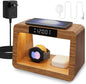Bamboo Wireless Charging Station, 3 in 1 Charging Station by OTESS