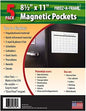 Freez A Frame Clear Magnetic Pockets 5 Pack (8.5" x 11)