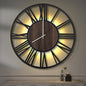 LEIKE Large Wall Clocks with Night Light Battery Operated, Silent Non Ticking by LEIKEWALLCLOCK