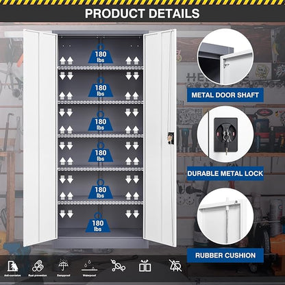 Metal Storage Cabinet-71” Tall Steel File Cabinets - Image 5