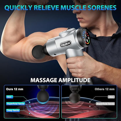 TOLOCO Massage Gun, Muscle Massage Gun Deep Tissue - Image 5