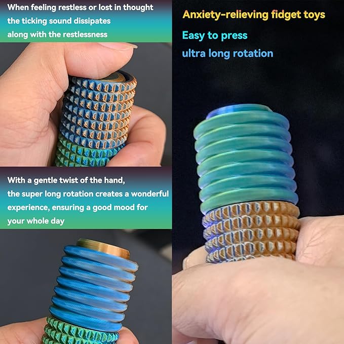 Pain Stim Fidget, Rotating Fidget, Fidget Clicker, 3-in-1 Design, Attention - Image 6