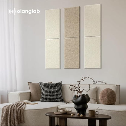 Olanglab Fiberglass Acoustic Wall Panels 4 Pack, 11.8'' x 23.6'' Sound Panels - Image 7