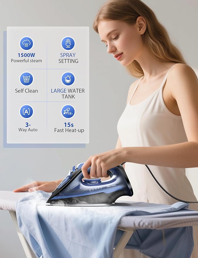 Sundu Steam Iron for Clothes - Image 9