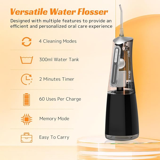 FlossJet Water Dental Flosser Cordless Oral Irrigator - Image 2
