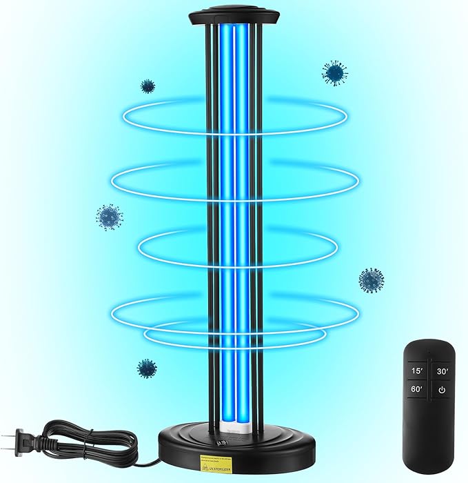 Qualirey 100W UV Light Sanitizer, Ozone Free, Safe by Acomfortablehomestartshere