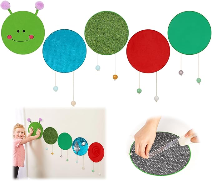 Sensory Wall Panel for Kids, Sensory Toys for Wall ＆ Floor, Sensory Mats for by Flenpptly