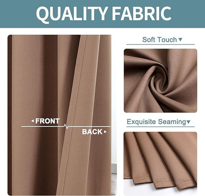 ChrisDowa Grommet Room Darkening Curtains - Image 3