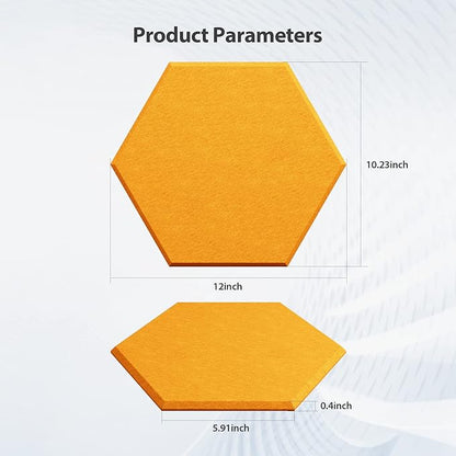 Amantech 12 Pack Acoustic Panels Self Adhesive Sound Proof Foam, High Density - Image 6