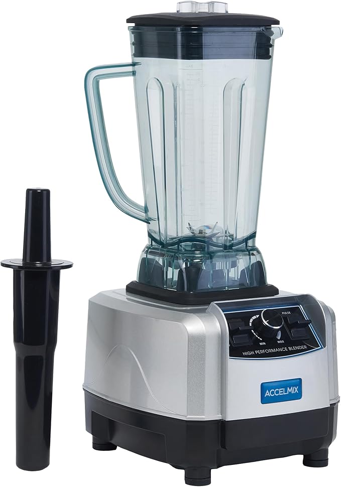 Winco XLB-1000 68 oz. Commercial Electric Accelmix 2 HP Blender - 120V by Winco