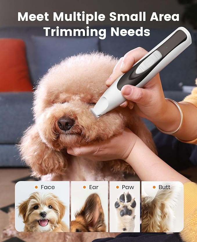 oneisall 2 in 1 Quiet Paw Trimmer and Dog Nail Grinder - Image 4