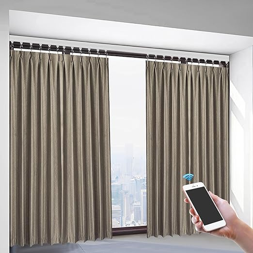 Smart Curtain Motor with Remote, Compatible with Alexa & Google Home App Control - Image 4