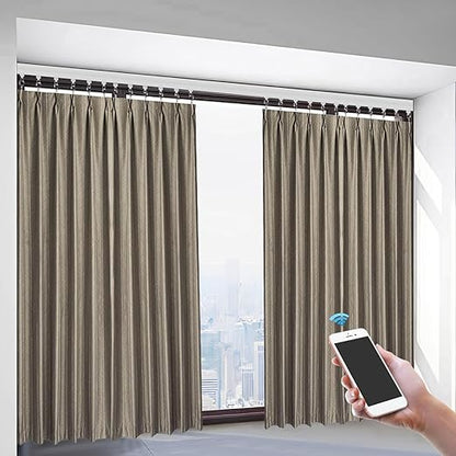 Smart Curtain Motor with Remote, Compatible with Alexa & Google Home App Control - Image 4