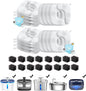 Veken Cat Water Fountain Filters, 16 Pack Replacement Filters & 16 Pack by Veken