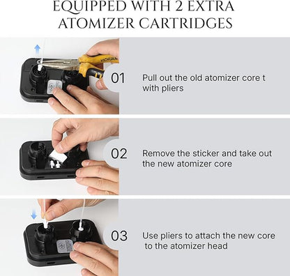 Smart Aroma Waterless Essential Oil Diffuser, Cold Air Tech Scent Air Machine - Image 8