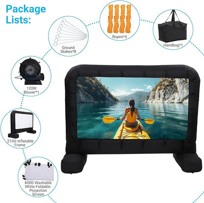 14Ft Inflatable Movie Projector Screen, Outdoor Movie Screen - Image 6