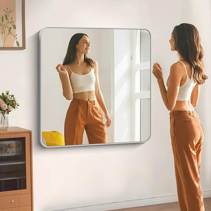 42" x 42"Bathroom Mirror, Decorative Rectangular Vanity Mirror - Image 2